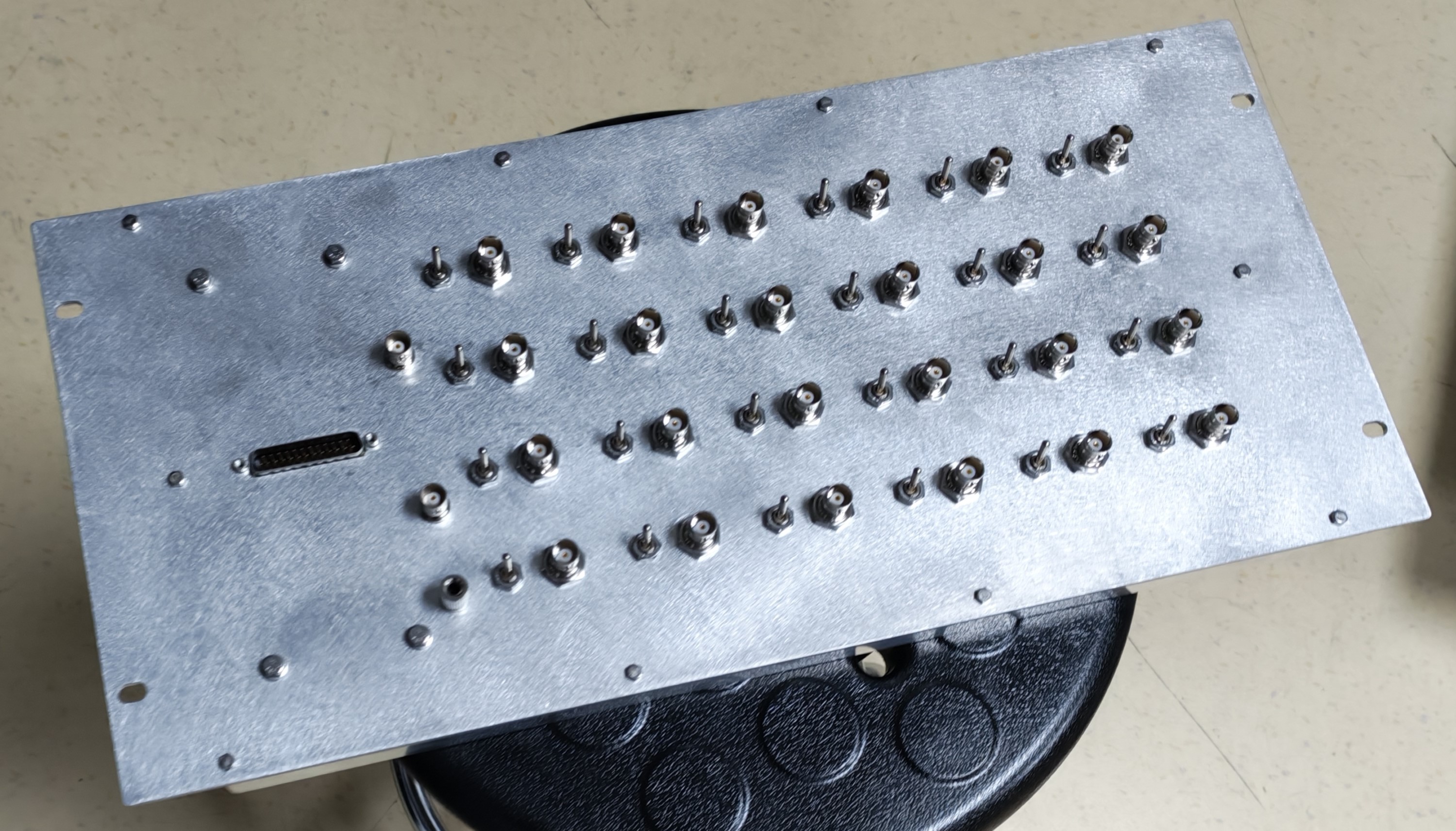 aluminum box with raw surface