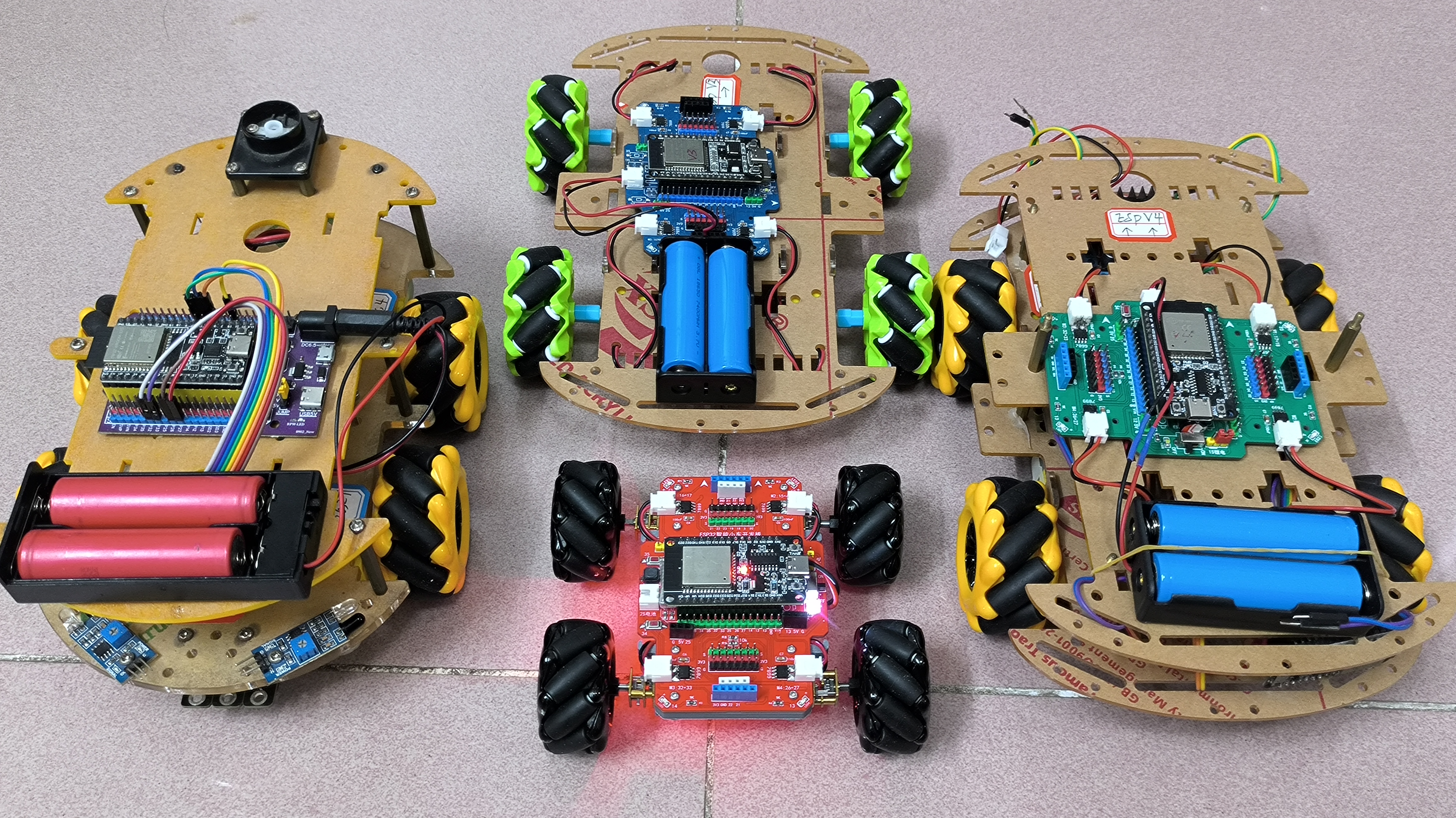 ESP32智能小车成品图