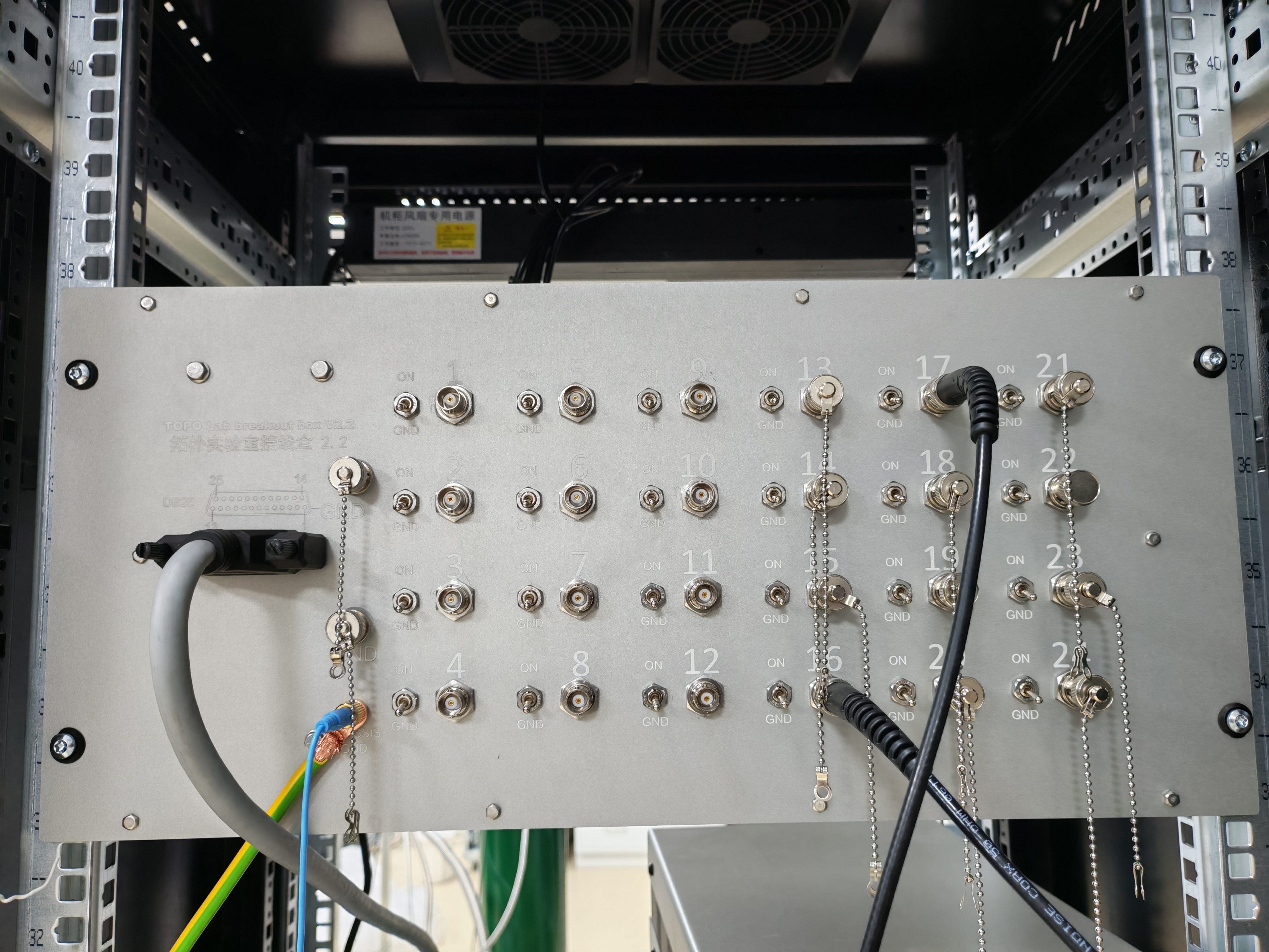 front view of the box (in function)