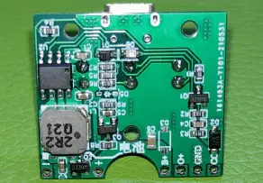 基于IP5305的0静态耗电1.2A移动电源3LED验证板
