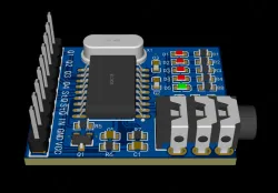 C5259073_MT8870 DTMF接收器芯片方案验证板