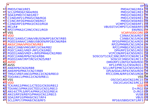 PIC24FJ256GB106-I/MR Resources - EasyEDA