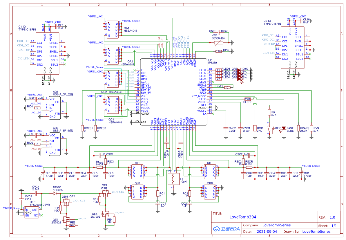 爱墓式394号 - ip5389-aacc - 立创eda开源硬件平台
