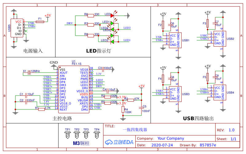 【训练营_基础班】基于 XL6019E1的升压型可调电源设计 - 立创EDA