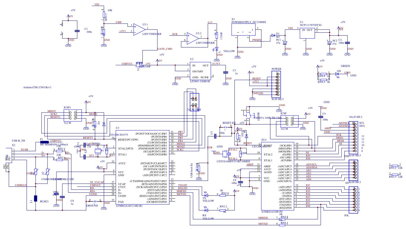Arduino UNO R3 - 立创EDA开源硬件平台