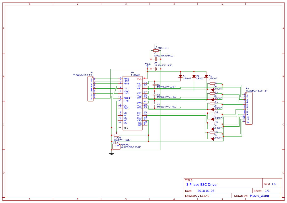 3 Phase ESC Driver - 立创EDA开源硬件平台