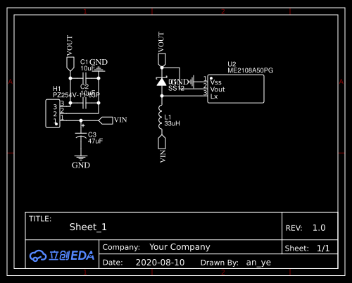 me2108 5v dc-dc升压模块 - 嘉立创eda开源硬件平台