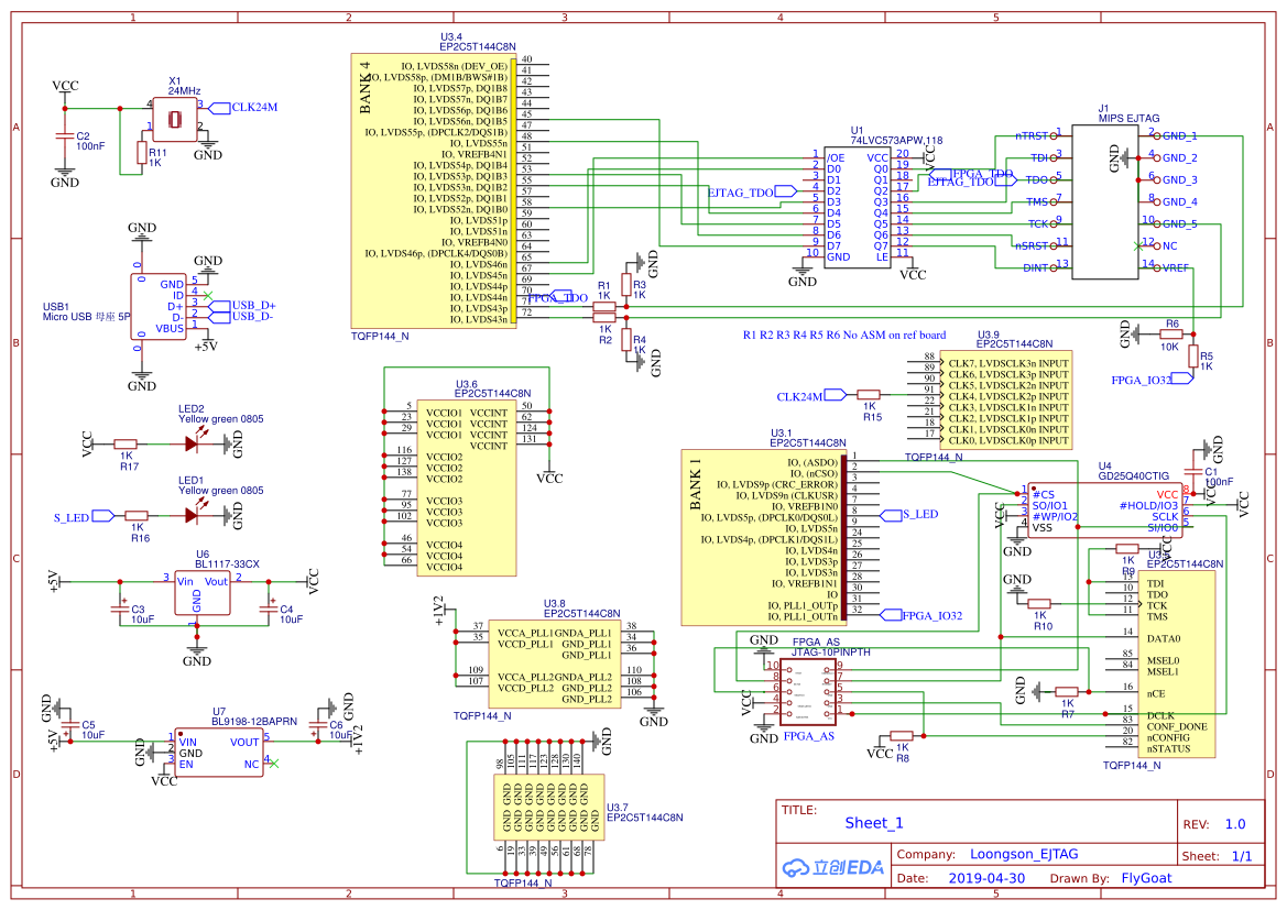loongson_ejtag - 立创EDA开源硬件平台