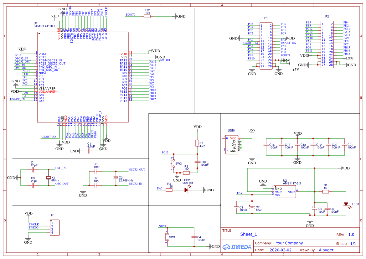 Stm32 nucleo схема