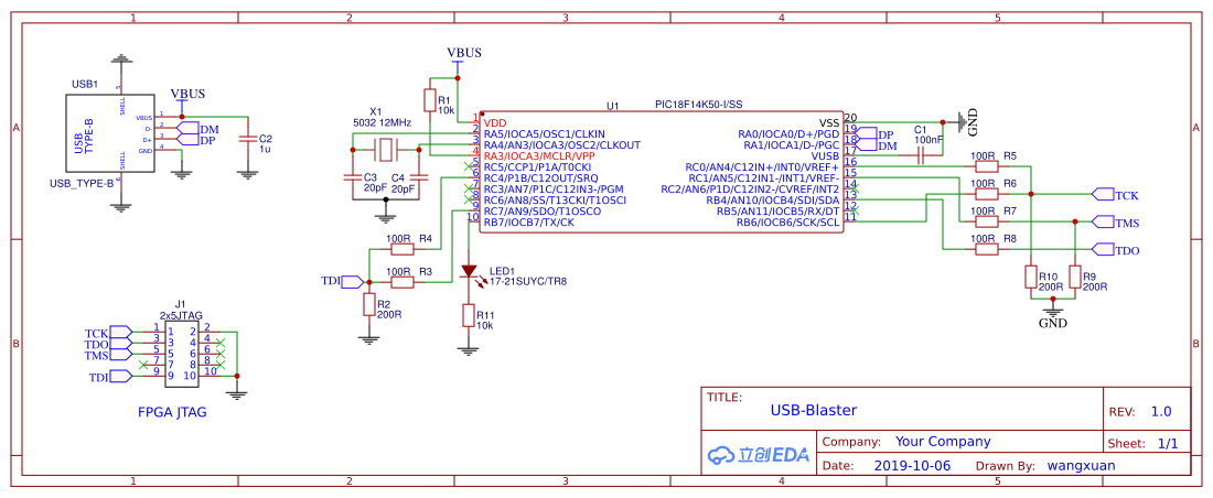 Terasic blaster usb распиновка