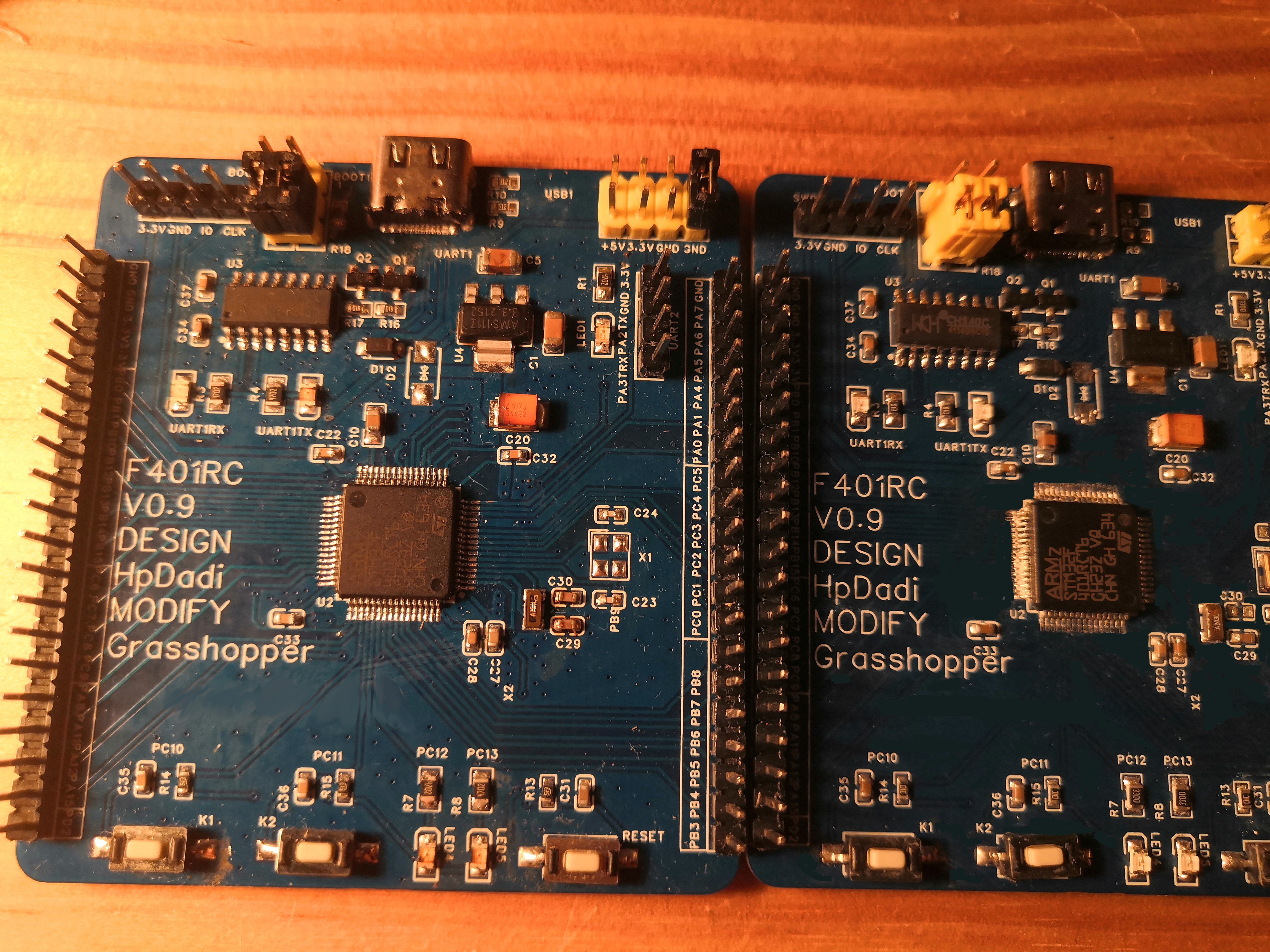 two circuit boards