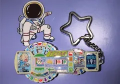 Unzipper Keychain _ Manchester City Element _ De Braunay _ Haaland cartoon head