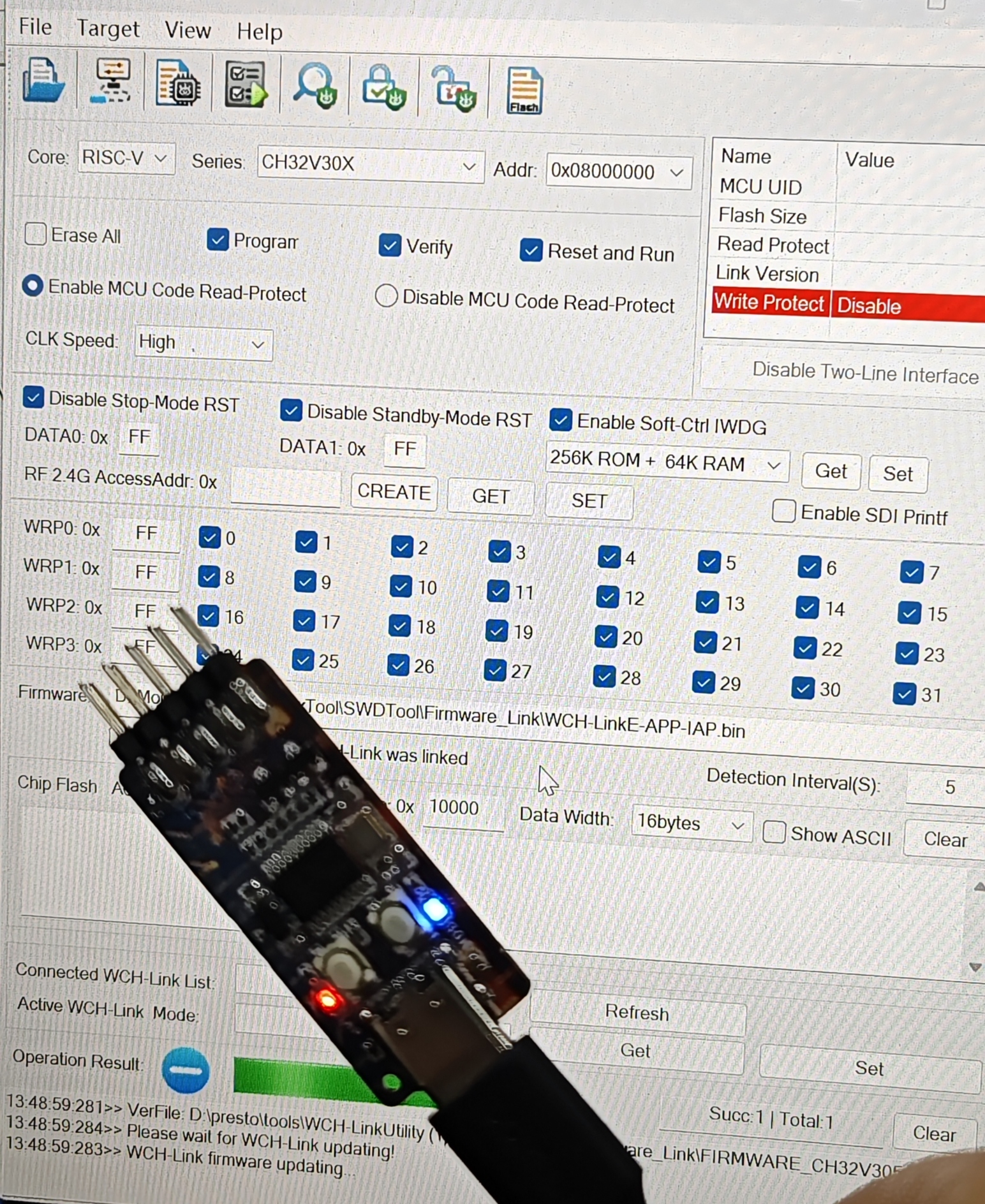 WCH-LinkUtility 固件升级
