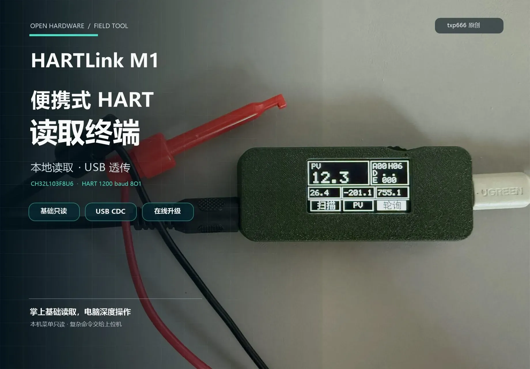 HARTLink M1 便携式 HART 手操器封面