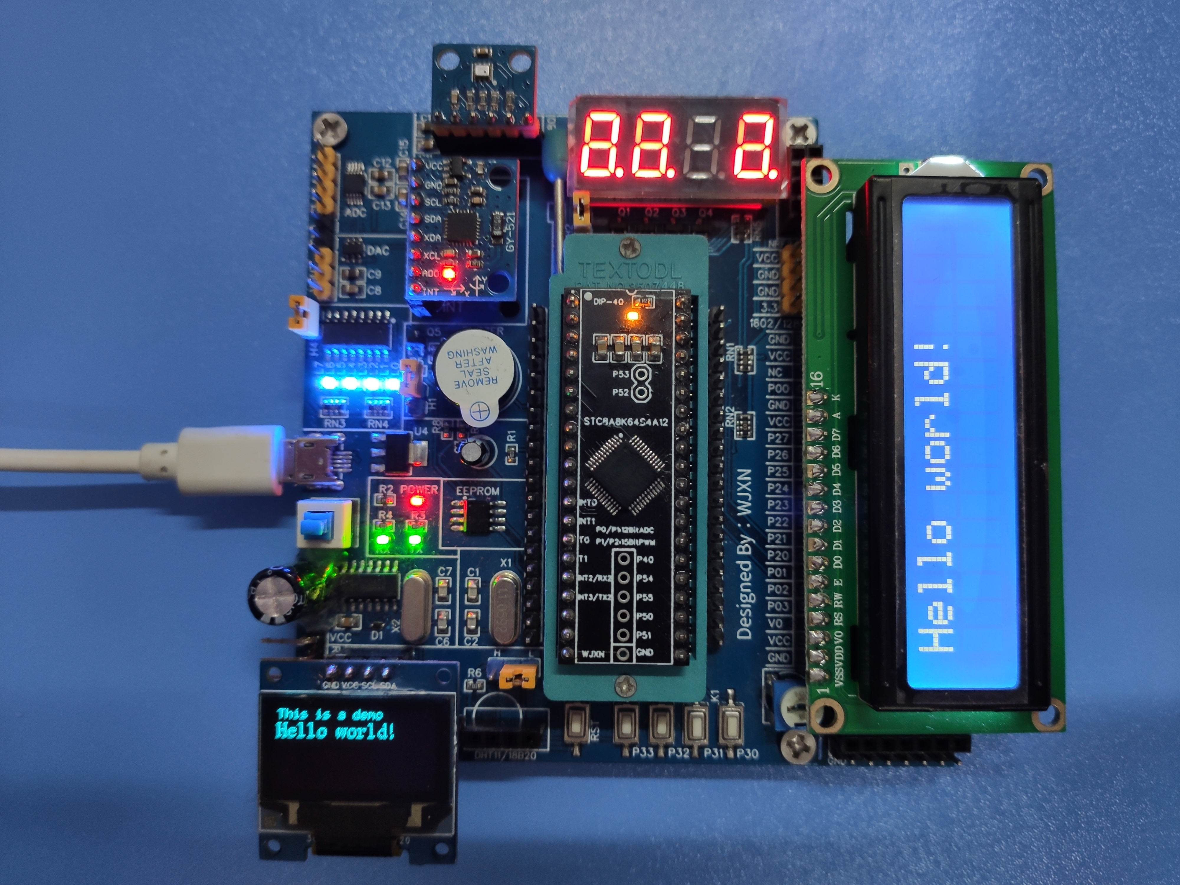 stc单片机开发板 - 嘉立创eda开源硬件平台