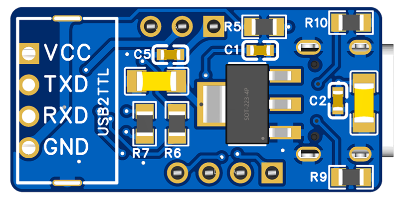USB2TTL_CH343 - 立创开源硬件平台