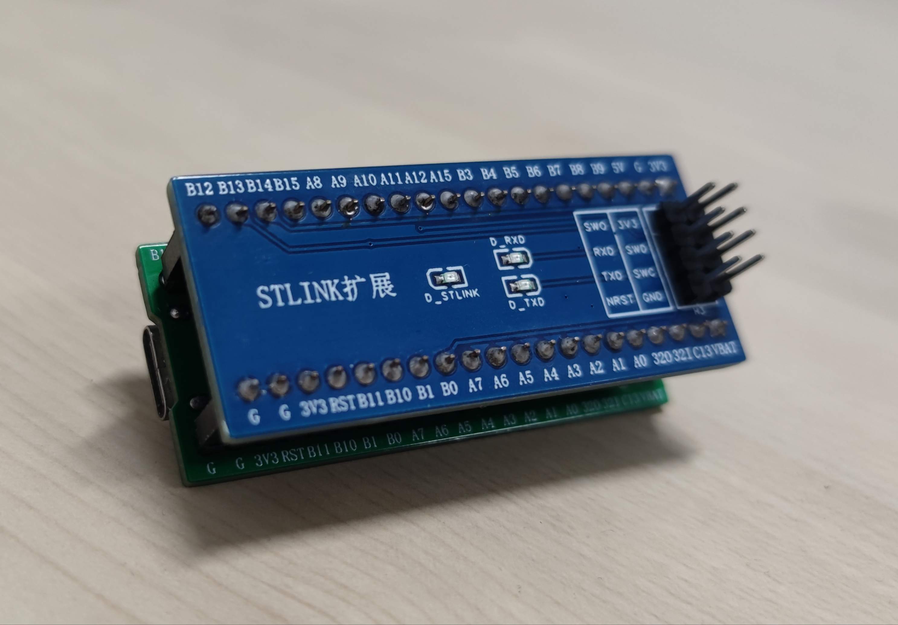 stlink扩展+ stm32f103C8T6核心板(四层) - 嘉立创EDA开源硬件平台