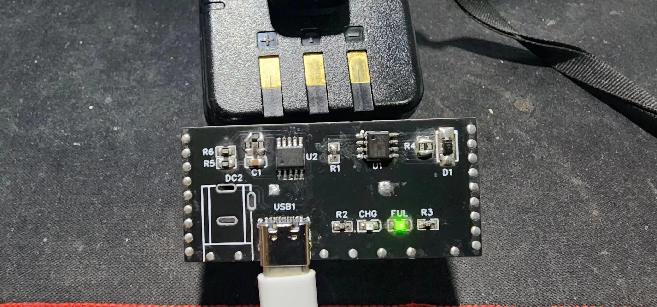 未放置,充满状态