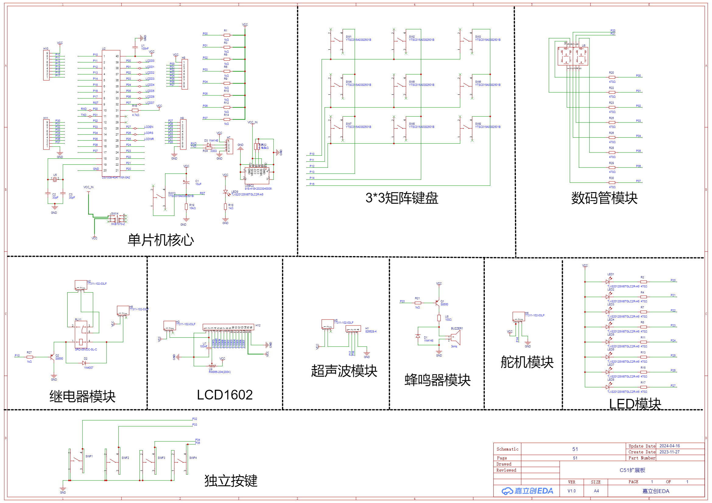 威海职业学院电子创新协会--51单片机总结 - EDA开源硬件平台
