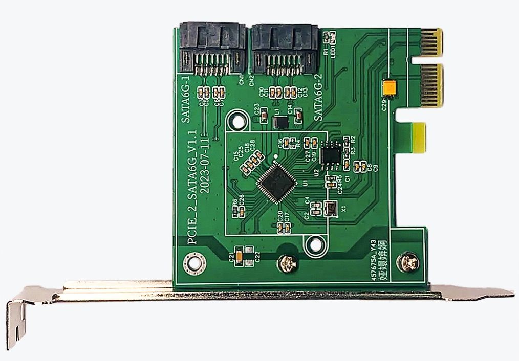 PCIE转2口SATA ASM1061 - 嘉立创EDA开源硬件平台