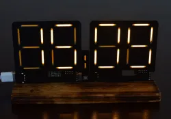 ESP8266 陶瓷LED时钟 镂空版 26mm灯丝