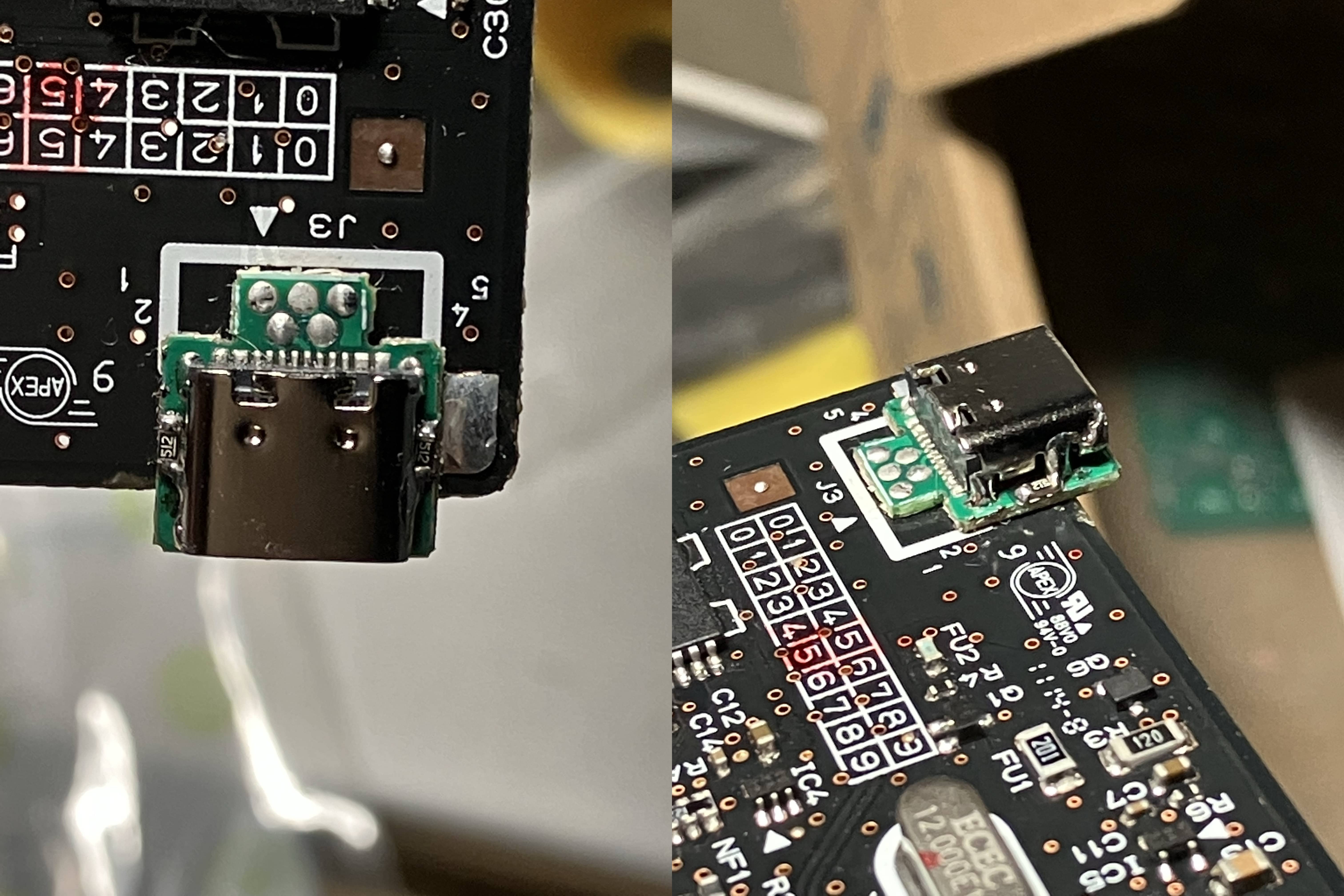 Micro、Mini-USB 转 Type-C 转接板 - 嘉立创EDA开源硬件平台