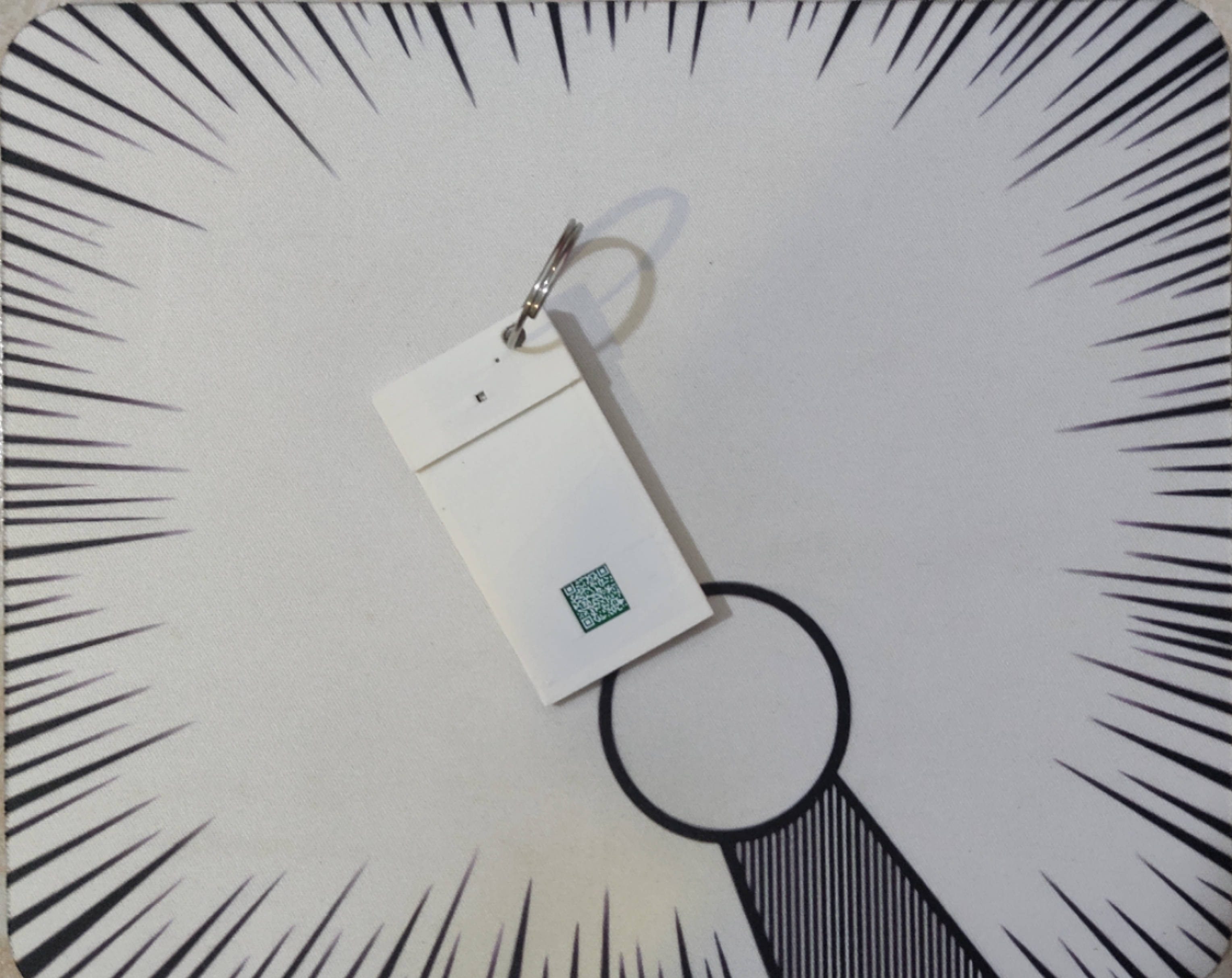 图1.组装后的钥匙扣