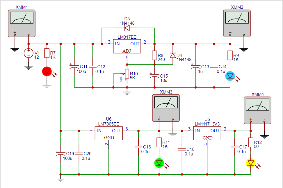 模拟电路实用直流稳压电源设计