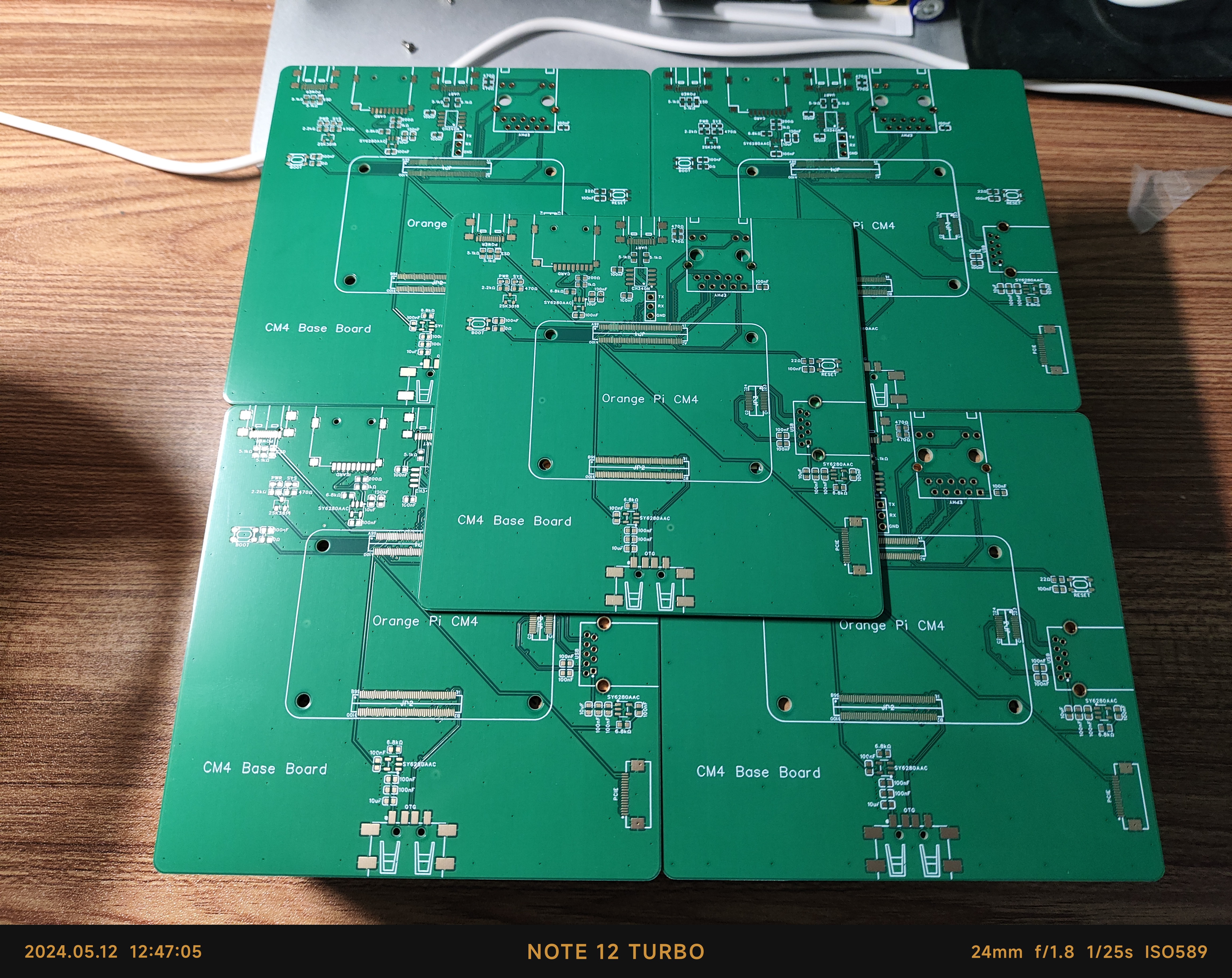 刚拿到的PCB