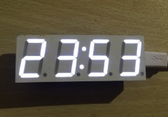 0.8寸LED电子时钟