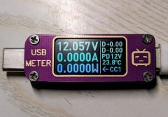 支持PD3.1/米PPS与Emarker读取的USB电压电流表