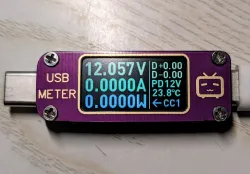 支持PD3.1/米PPS与Emarker读取的USB电压电流表