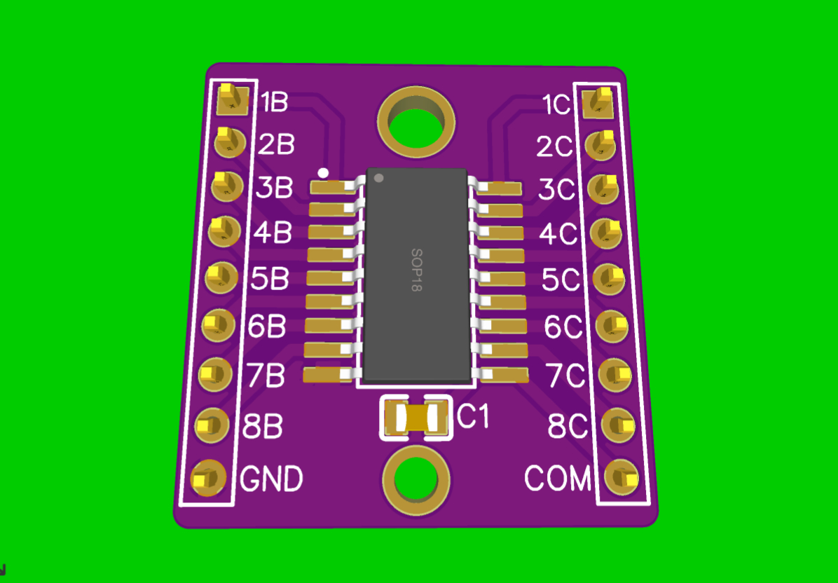 达林顿uln2803模块 - 嘉立创eda开源硬件平台