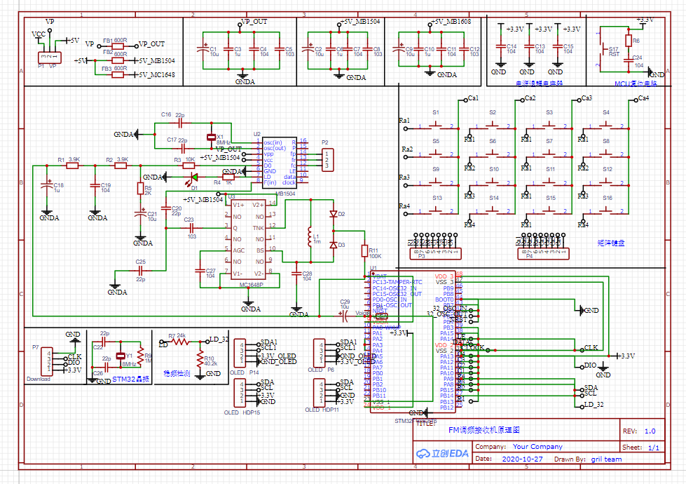 调频发射机原理图