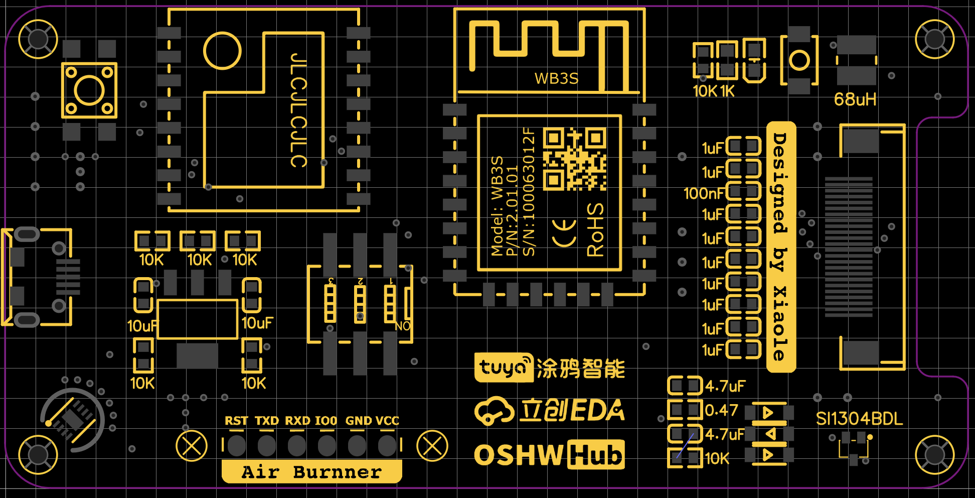 原创精选立创eda技巧调整丝印让pcb版面清爽