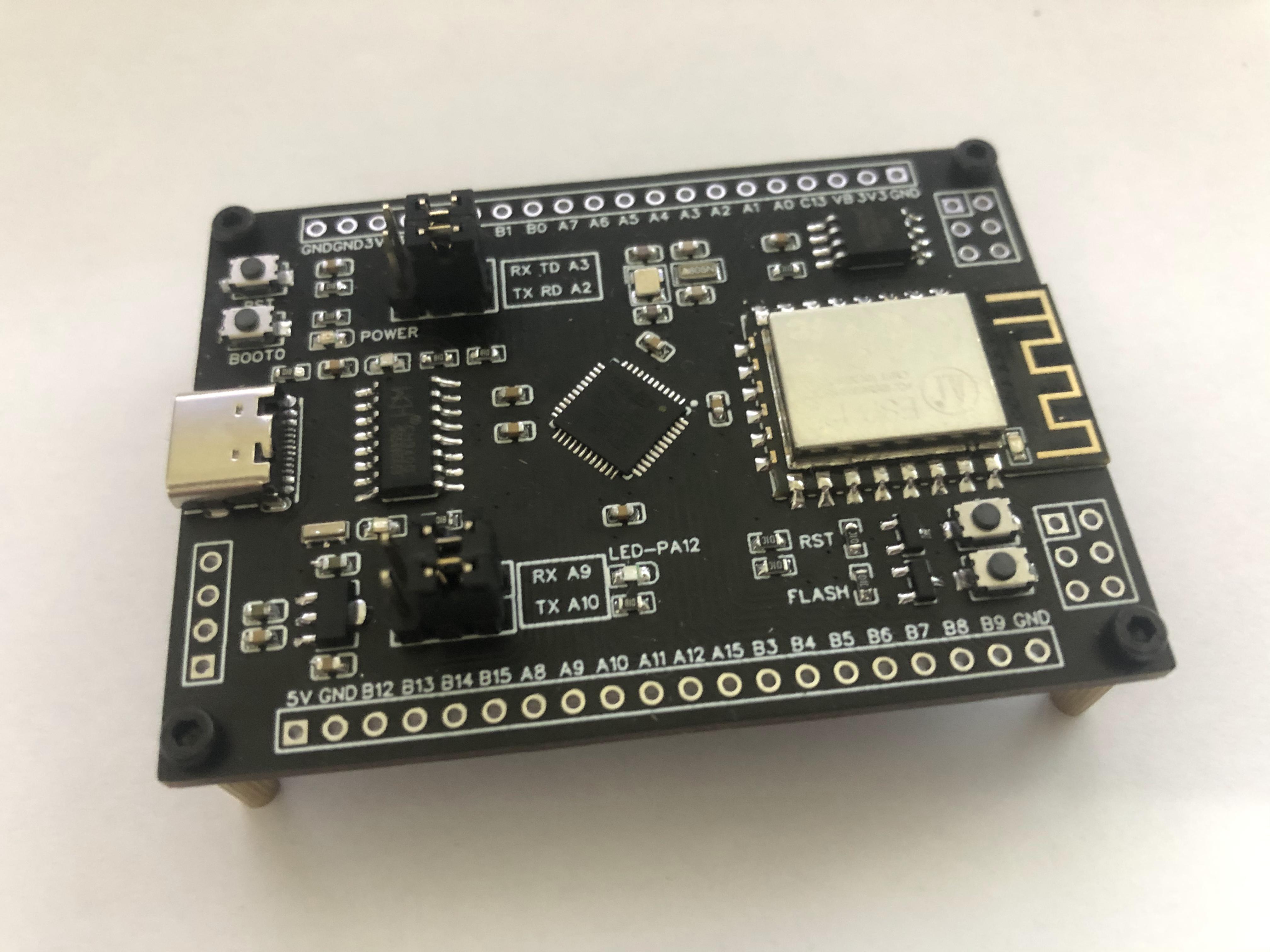 STM32F411CEU6+ESP8266两用板 - 立创EDA