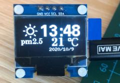 【实物已验证】0.96 OLED 网络天气时钟