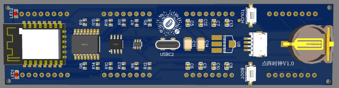 PCB背面图