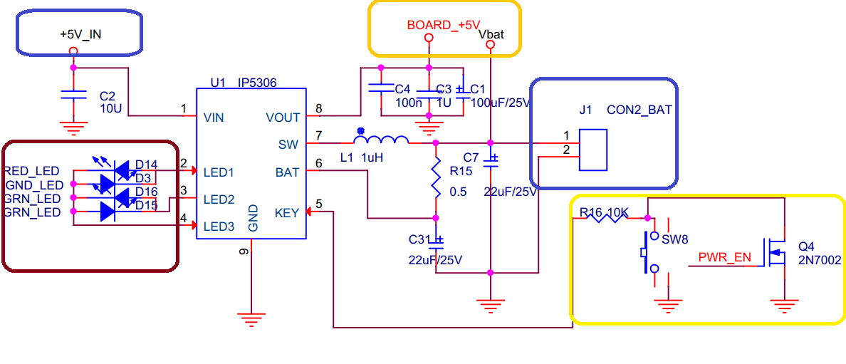 硬件部分:四大模块,分别是ip5306充放电管理芯片,主控芯片328p ,蓝牙