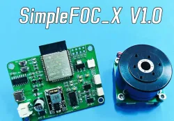 SimpleFOC_X无刷电机驱控一体板(已验证_专业版)