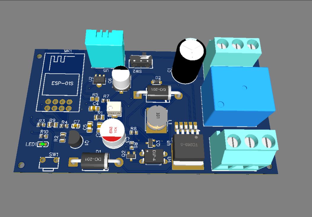 ESP8266—24v供电温度控制器