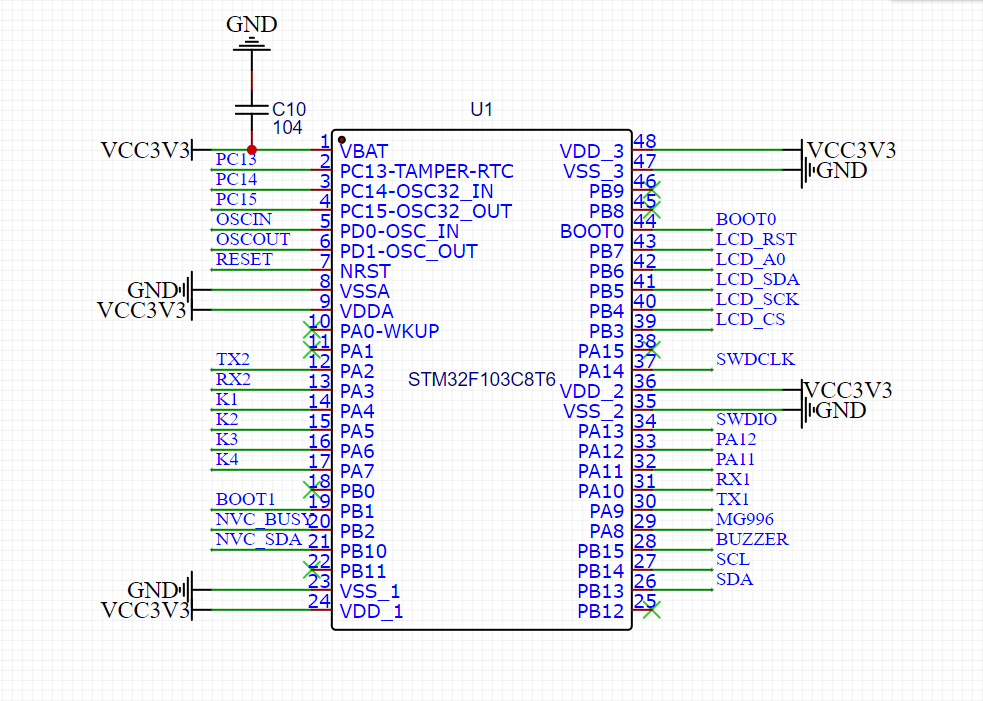 stm32f103rbt6电路图图片