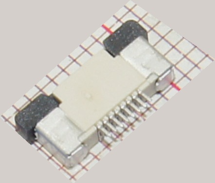 FPC 0.5MM 8P Pull type H2.0mm Under the next-实物图