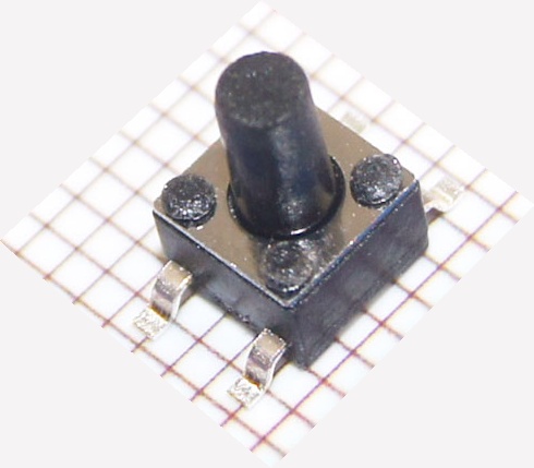 4.5x4.5x7.1 SMD Tactile Switch-实物图