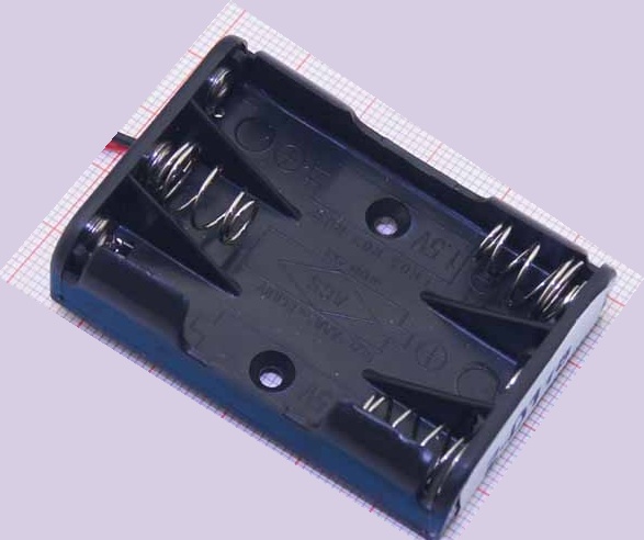 No.7 battery3Section side by side battery box-实物图