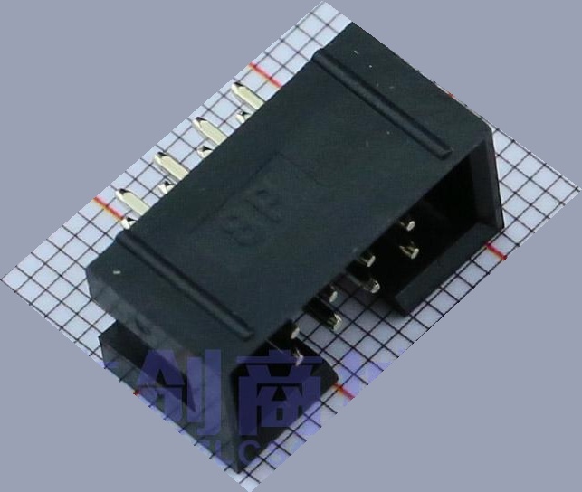 HDR-IDC-2.54-2X4P-实物图